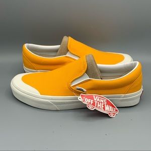 NEW Mens Vans Classic Slip-On 1 Zinnia Orange Shoe